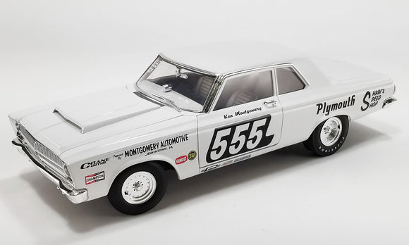 ACME 1806600 1965 Plymouth Belvedere Super Stock 555 - Triple Nickel
