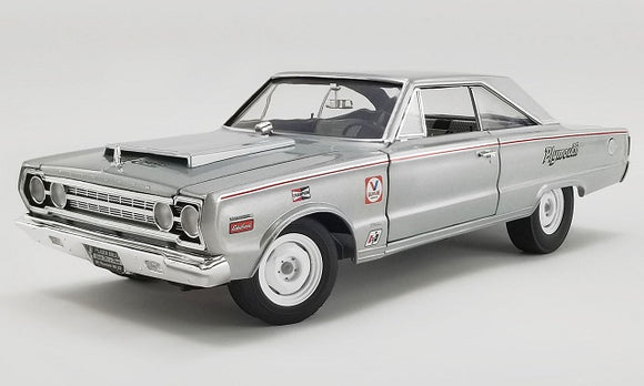ACME 1806704 1967 Plymouth Belvedere Lightweight Silver Bullett