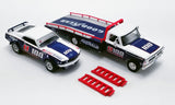 ACME DDA Allan Moffat 1970 FordF350 Ramp Truck with U100 1969 Ford Trans Am Mustang