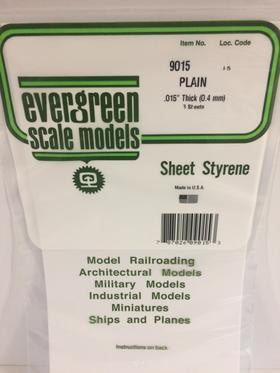 Evergreen 9015 Sheet - White - 0.38mm