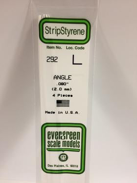 Evergreen 292 Angle - 2.00mm