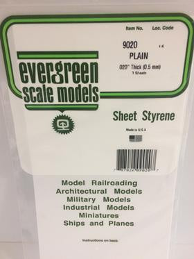 Evergreen 9020 Sheet - White - 0.50mm