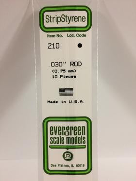 Evergreen 210 Rod - 0.75mm