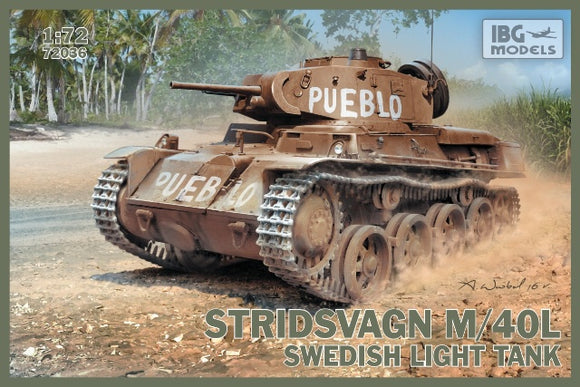 IBG 72036 Stridvagn M/40L Swedish Light Tank