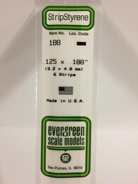 Evergreen 188 Strip - 3.20 x 4.80mm