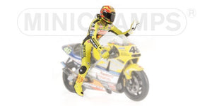Minichamps 312010046 Valentino Rossi Figure - GP500 2001