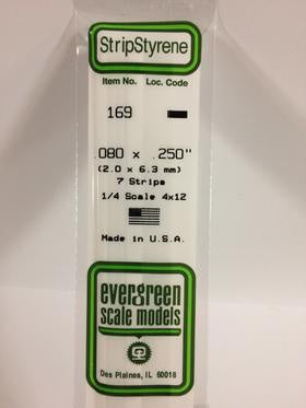 Evergreen 169 Strip - 2.0 x 6.30mm