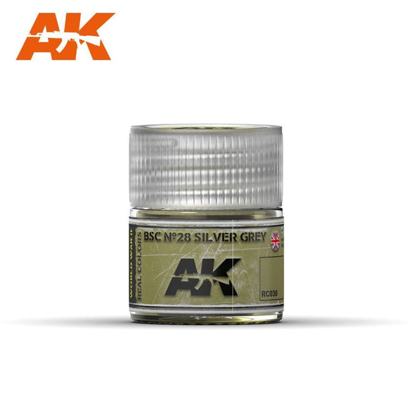 AK-Interactive RC038 BSC Nº28 Silver Grey 10ml