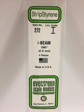 Evergreen 272 I Beam - 2.00mm