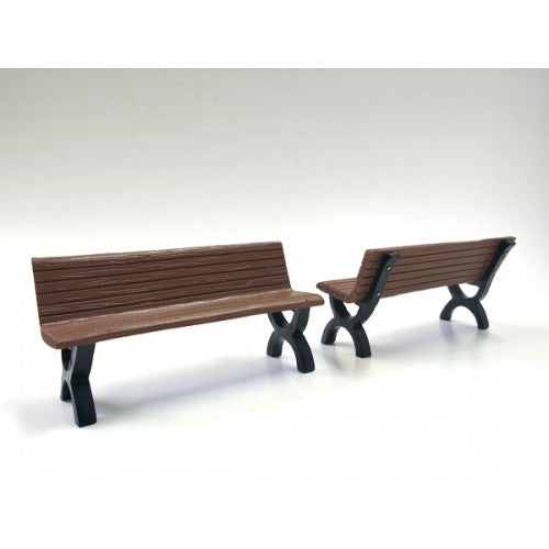 American Diorama Park Bench