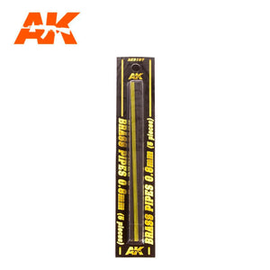 AK-Interactive AK9107 Brass Pipes 0.8mm x 5