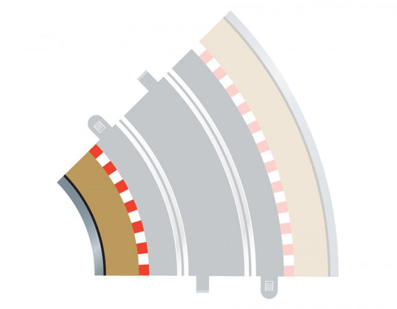 Scalextric C8225 Track - Borders - Curved - Radius 2 - Inner (2)