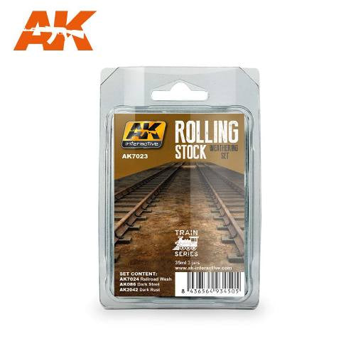 AK-Interactive AK7023 Rolling Stock Weathering Set
