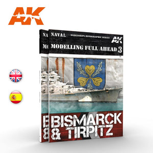 DELETED AK-Interactive AK249 Modelling Full Ahead 3: Bismark & Tirpitz