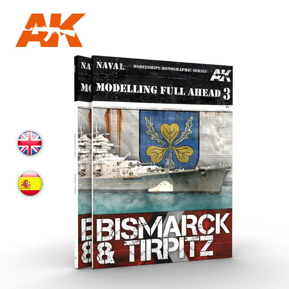 DELETED AK-Interactive AK249 Modelling Full Ahead 3: Bismark & Tirpitz