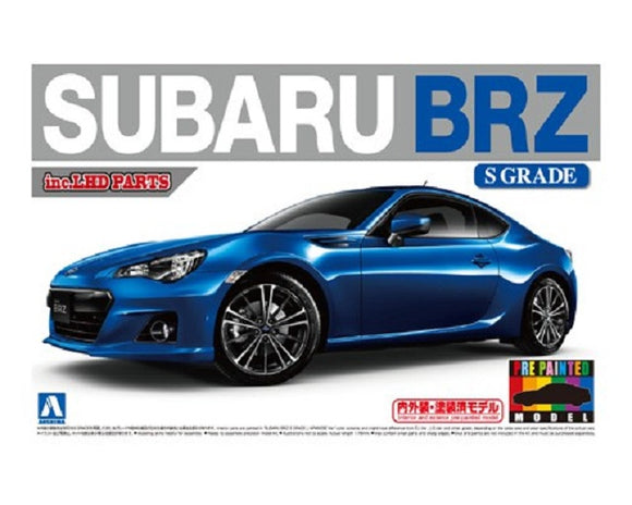 Aoshima 2012 Subaru BRZ WR Blue Mica - Prepainted