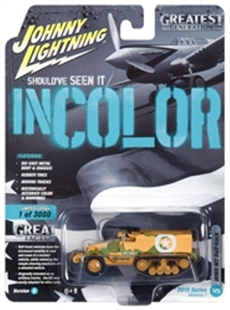 Johnny Lightning 50 Years Release 1 Version B Military WWII M2 Half-Track