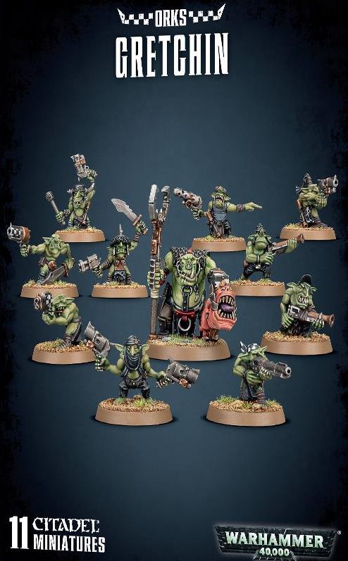 Games Workshop 50-16 Orks Runtherd & Gretchin