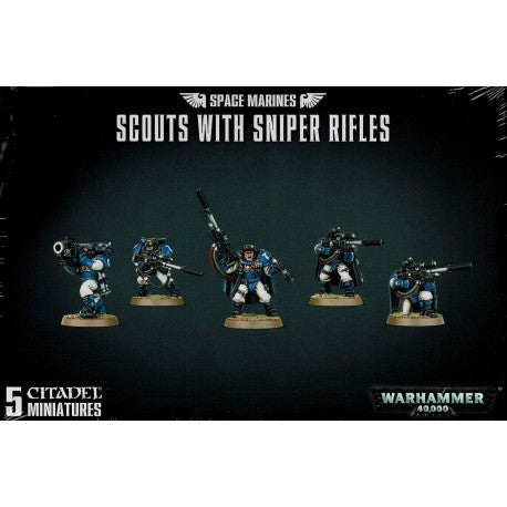 Games Workshop 48-29 Space Marines Scouts with Sniper Rifles